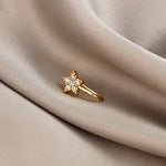 Midnight Star Nose Stud — Dainty Gold-Toned Celestial Pin for Women