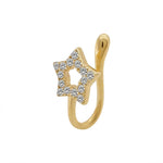 Painless Glam Nose Cuff — Non-Piercing Adjustable Pin for Women