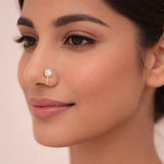 Luxe Nose Stud for Women — Dainty Gold-Toned Fashion Pin