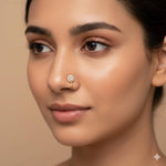 Luxe Nose Stud for Women — Dainty Gold-Toned Fashion Pin