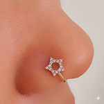 Painless Glam Nose Cuff — Non-Piercing Adjustable Pin for Women