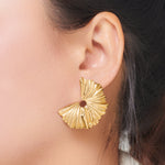 Fanny Gold Plated Hoop Earrings