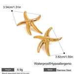 Gold Metal Gold Plated Stylish Adjustable Earrings 6.9 g