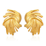 Studs Earrings Gold Plated