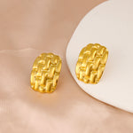 Stainless Steel Antique Design Earrings