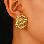 Vintage Boho Shell Earrings – Handcrafted