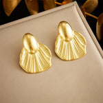 Sculpted Siren Stud Earrings for Women