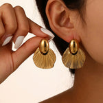 Sculpted Siren Stud Earrings for Women