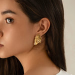 Stainless Steel Butterfly Earrings