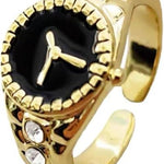 Watch Shape Finger Ring for Women