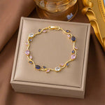 Crystal Vine Tulip Bracelet