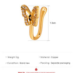 Dainty Butterfly Clip-On Nose Pin