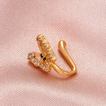 Dainty Butterfly Clip-On Nose Pin