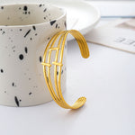 Four Layered Bridge Design - Gold Plated Bracelet