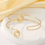 Gold Plated Anti-Tarnish Armlet | Upper Arm Cuff Bracelet