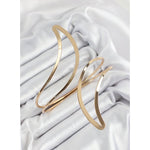 Half Moon Trendy Gold Armlet