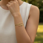 Adjustable Gold Upper Arm Bracelet