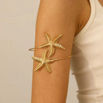 Starfish Shaped Gold Armlet for Women