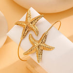 Starfish Shaped Gold Armlet for Women