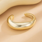 Gold-Toned Chunky Dome Cuff Bracelet for Women