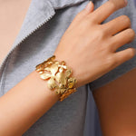 Eternal Glow Bracelet - Gold Plated Titanium Bracelet