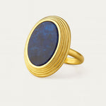 Celestial Oval Statement Ring for Women
