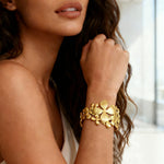 Eternal Glow Bracelet - Gold Plated Titanium Bracelet