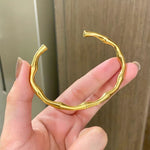 Bamboo Luxe Stainless Steel Bracelet