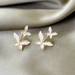 Dual Butterfly Stud Earrings