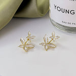 Dual Butterfly Stud Earrings