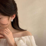Dual Butterfly Stud Earrings