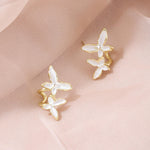Dual Butterfly Stud Earrings