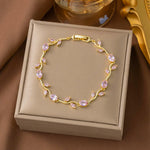 Tulip Crystal Bracelet